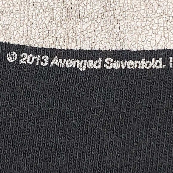 Avenged Sevenfold AX7 2013 Vintage Concert Tee with Skull/Wings Logo … - Picture 3 of 8